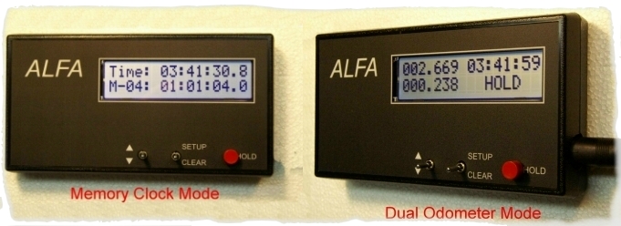 ALFA-Checkpoint and ALFA-Club rally clocks